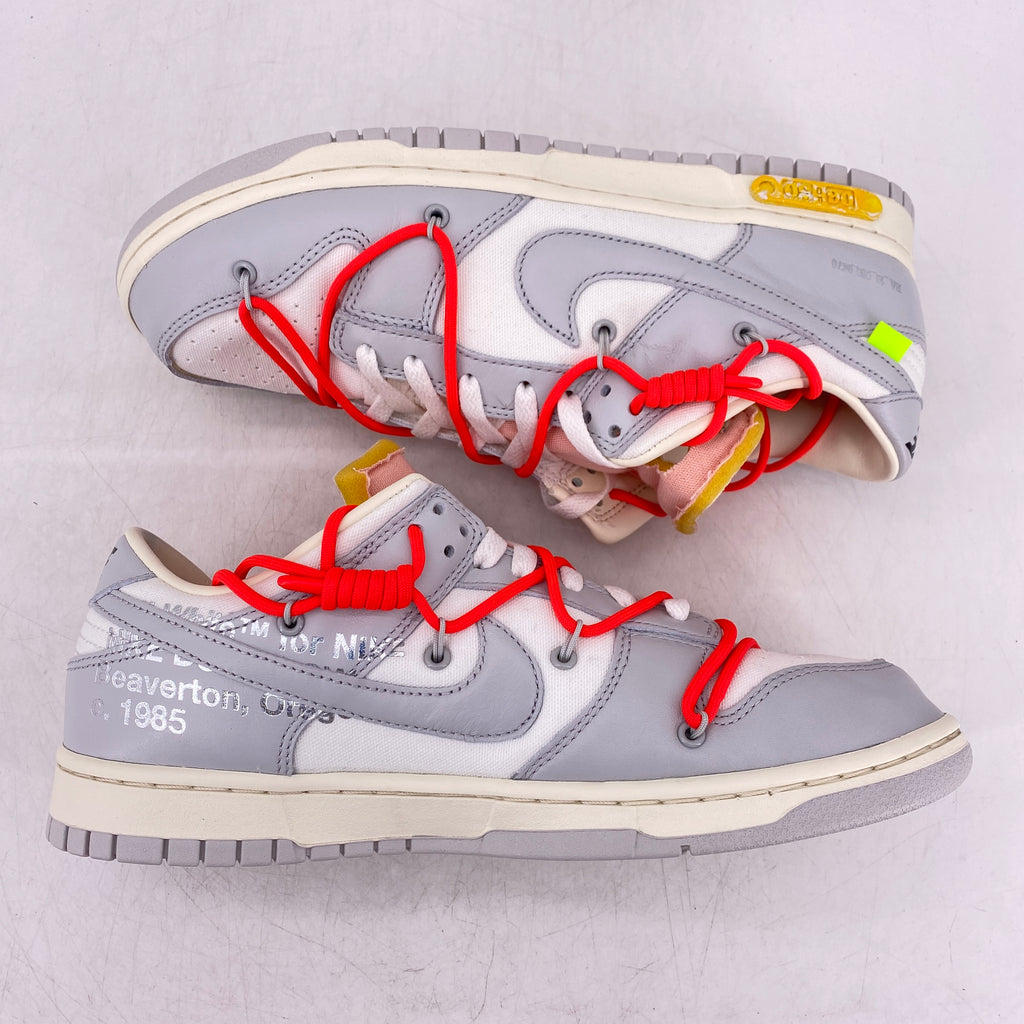 Nike Dunk Low / OW "Lot 6" 2021 Used Size 10