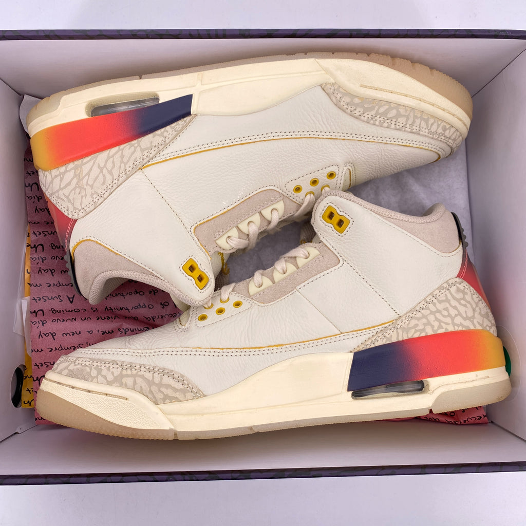 Air Jordan 3 Retro "Medellin Sunset" 2023 Used Size 9.5