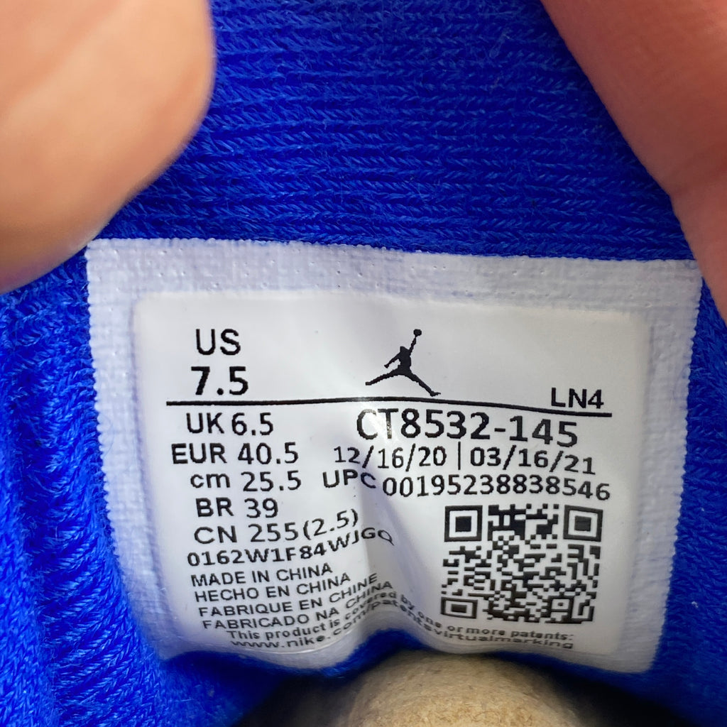 Air Jordan 3 Retro "Racer Blue" 2021 New Size 7.5
