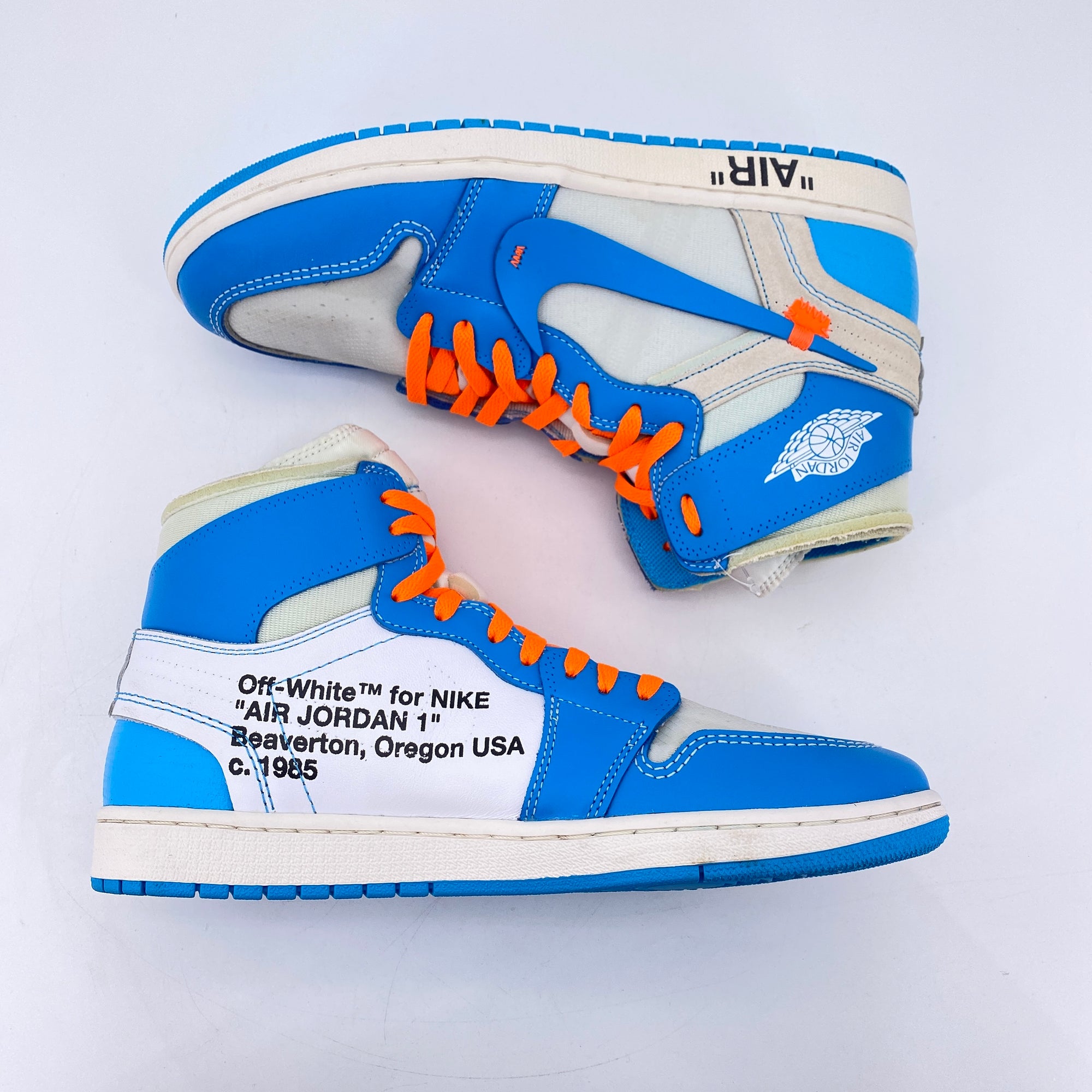 Air Jordan 1 Retro High OG &quot;Off White Unc&quot; 2018 Used Size 11