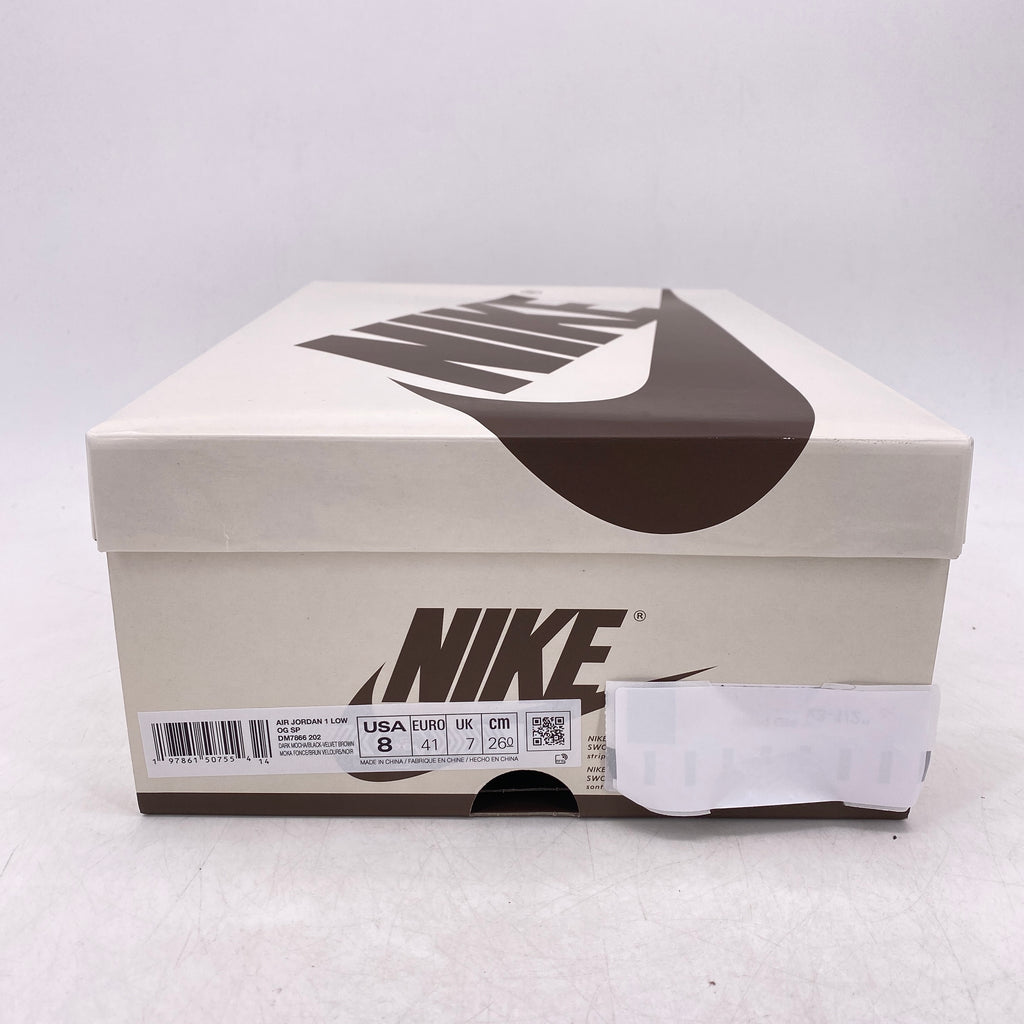 Air Jordan 1 Retro Low "Velvet Brown" 2024 New Size 8
