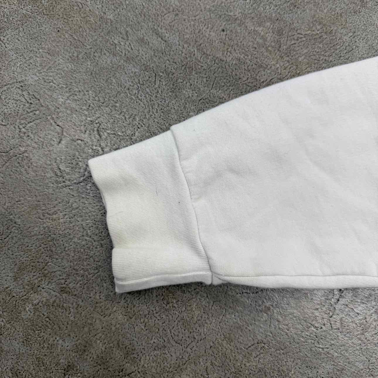 Chrome Hearts Zip Up &quot;SCROLL LOGO&quot; White Used Size XL