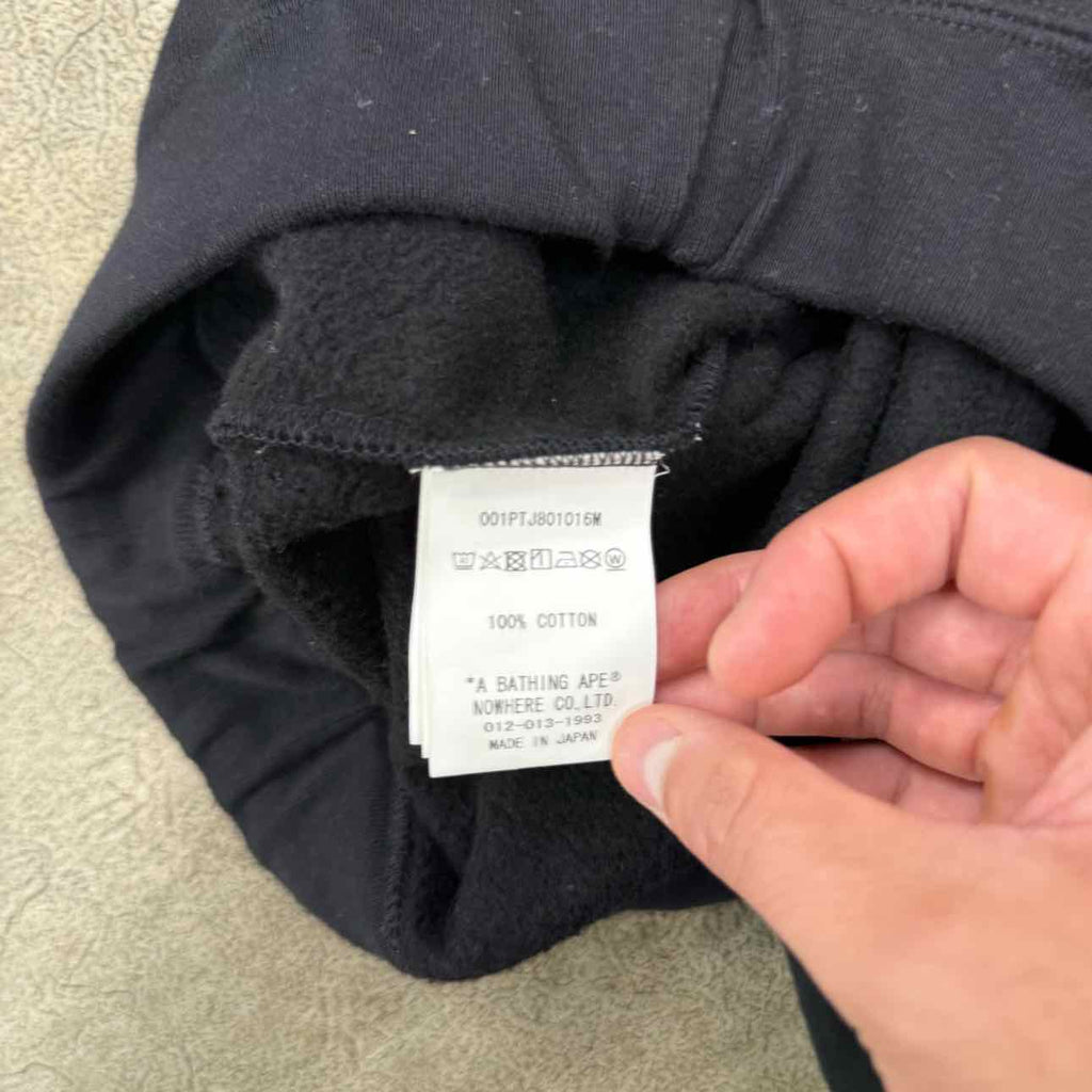 Bape Sweatpants "SHARK" Black Used Size XL Bape