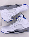 Air Jordan 5 Retro "White Stealth" 2021 New Size 9.5