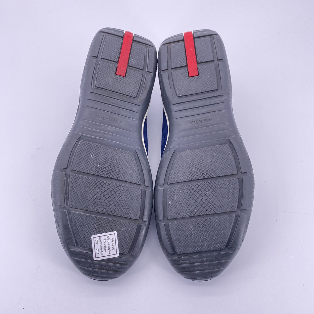 Prada America's Cup "Blue Suede"  Used Size 6 PRADA