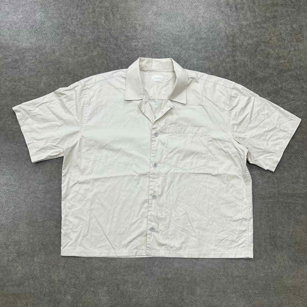 Aime Leon Dore Button Up "POCKET" Beige New Size 2XL