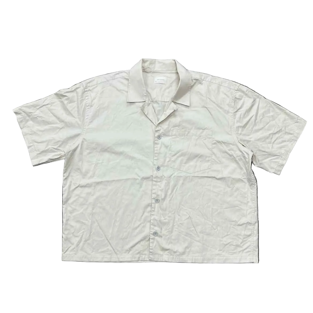 Aime Leon Dore Button Up "POCKET" Beige New Size 2XL