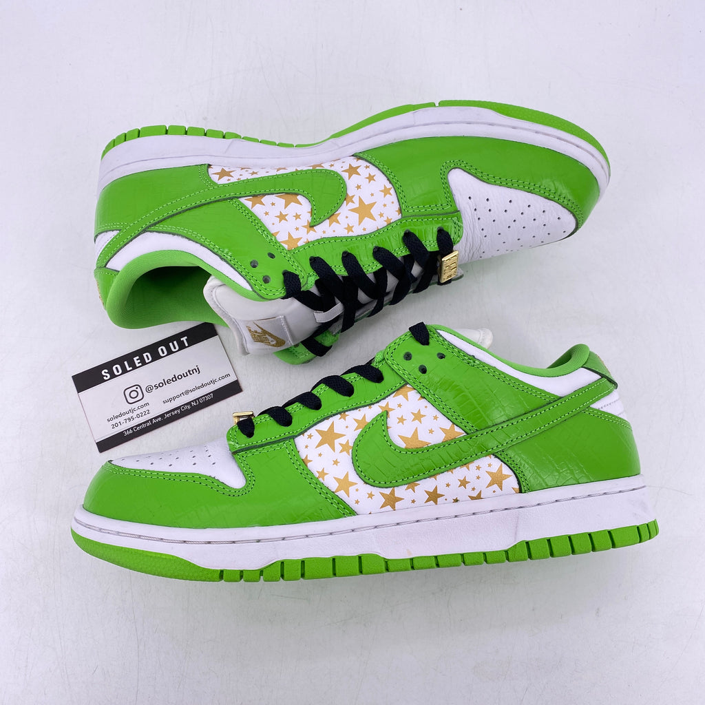 Nike SB Dunk Low "Supreme Mean Green" 2021 Used Size 9