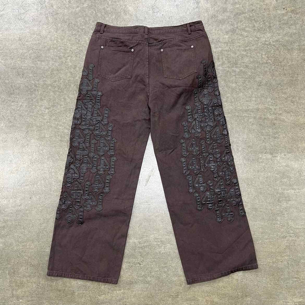 Vale Pant "PATCH" Brown New Size 36