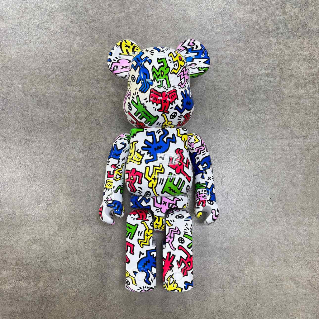 Bearbrick Figure "KEITH HARING #9" Used Multi-Color Size 1000%