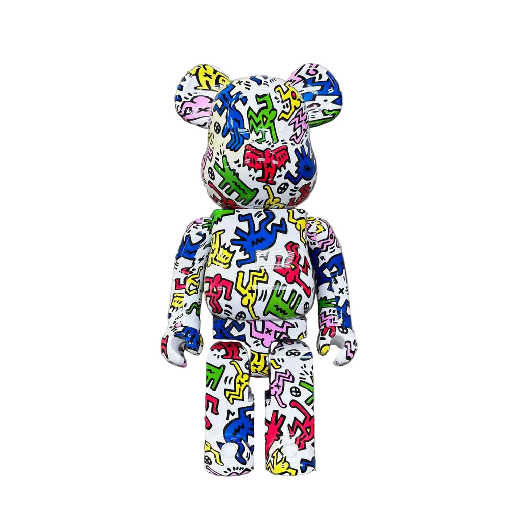Bearbrick Figure "KEITH HARING #9" Used Multi-Color Size 1000%