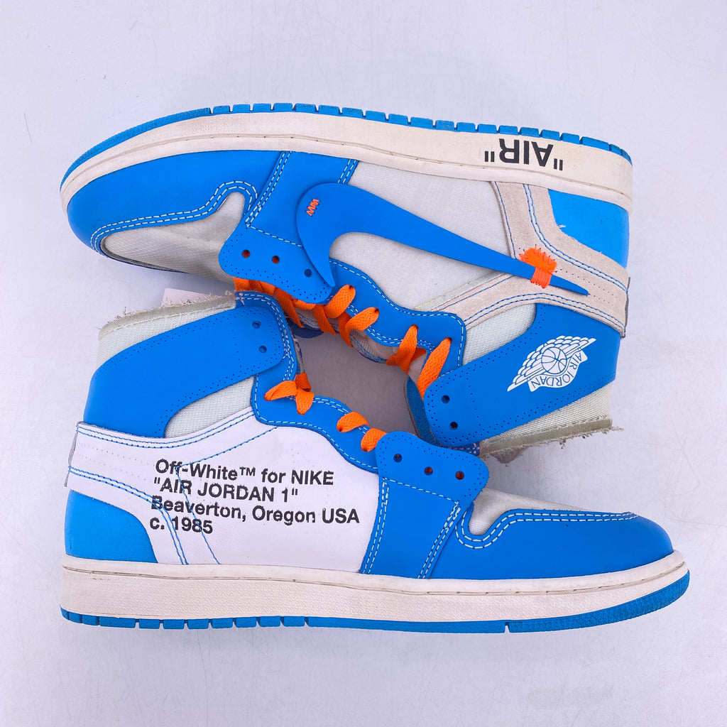 Air Jordan 1 Retro High OG "Off White Unc" 2018 Used Size 10.5