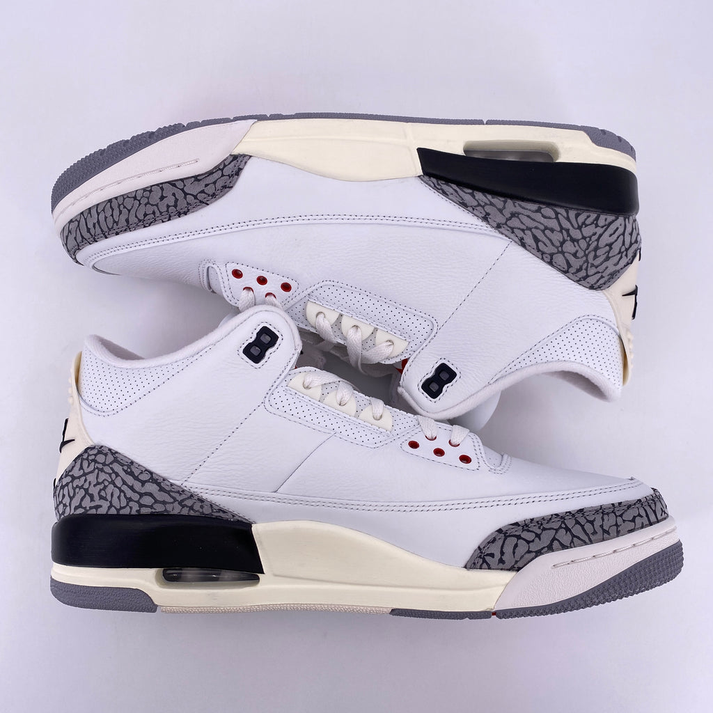 Air Jordan 3 Retro "White Cement Reimagined" 2023 New Size 8.5