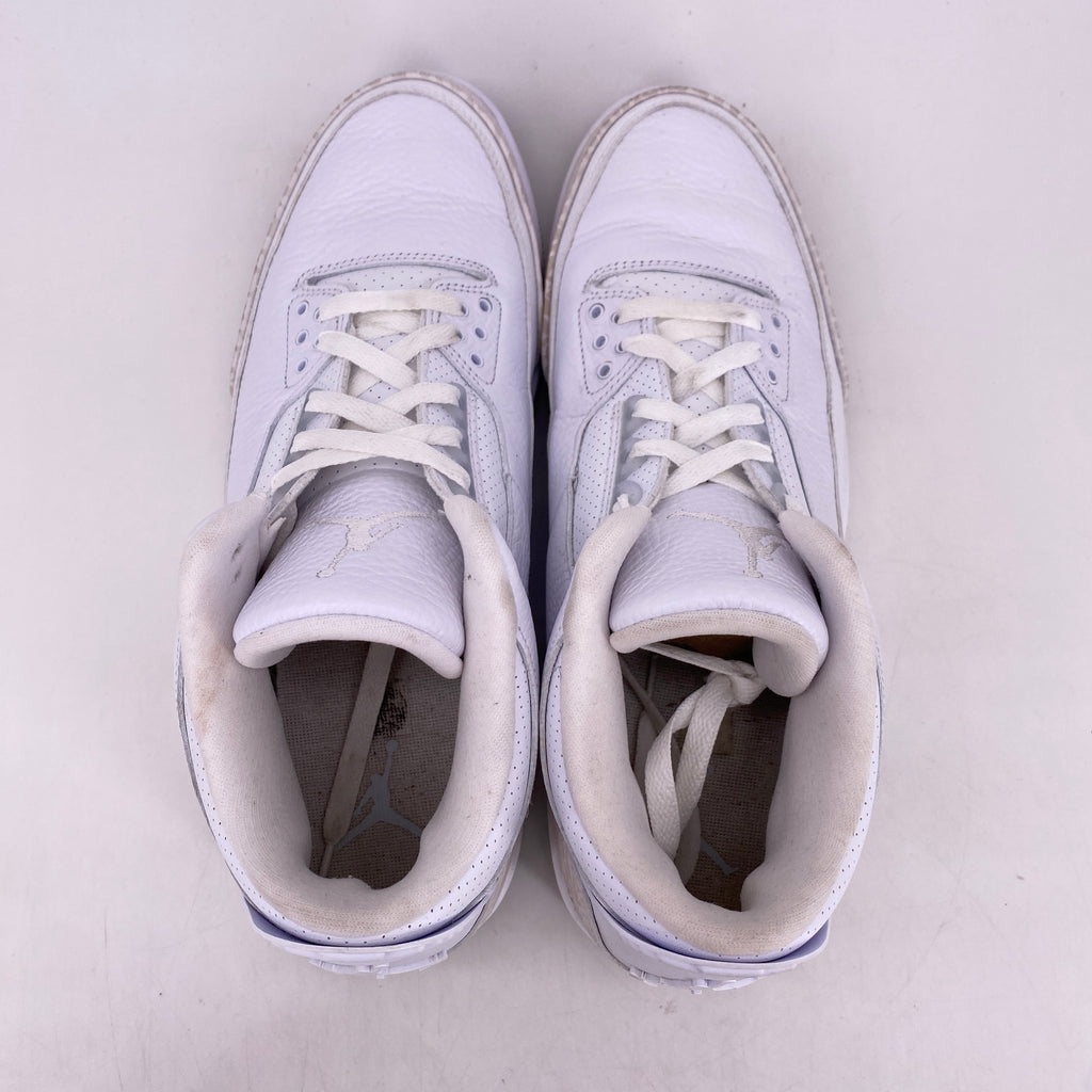 Air Jordan 3 Retro "Pure White" 2018 Used Size 12