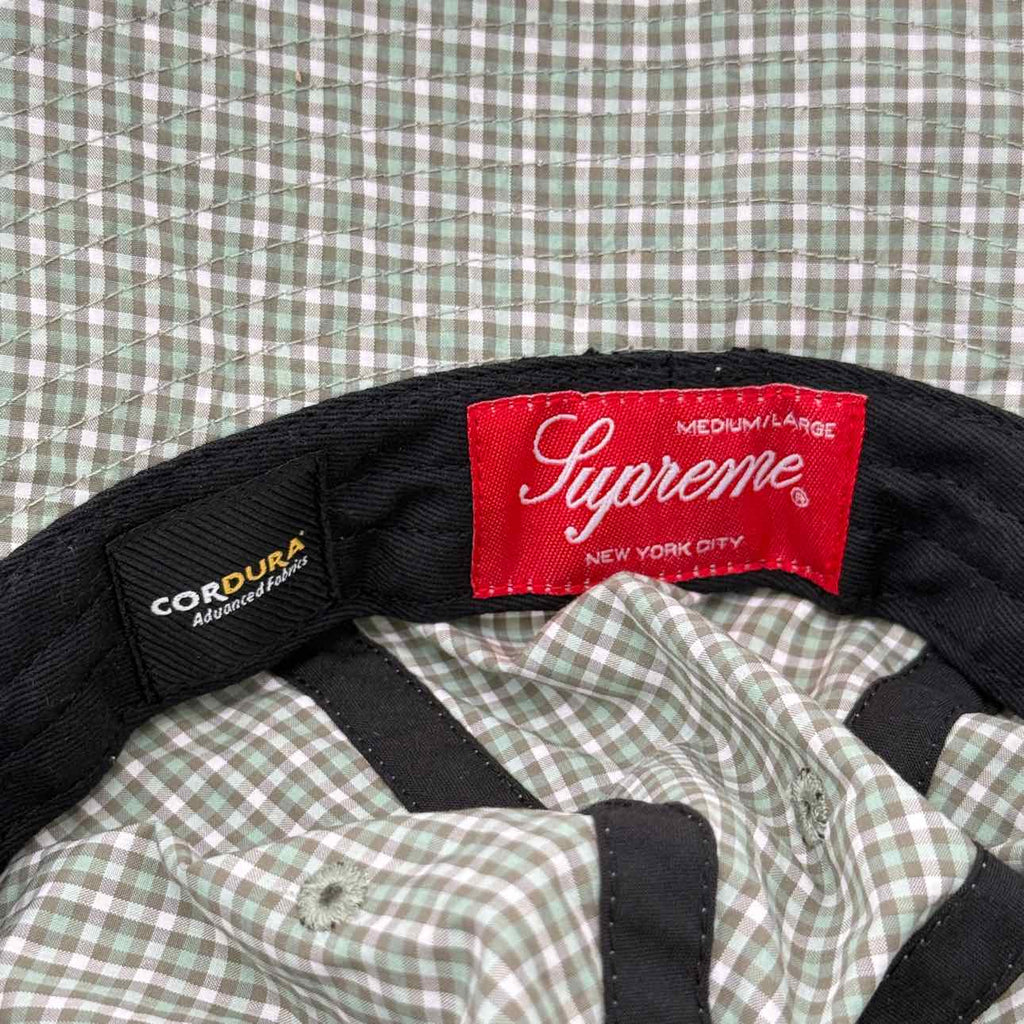 Supreme Bucket Hat "CORDURA PLAID" 2025 New Green Size M/L