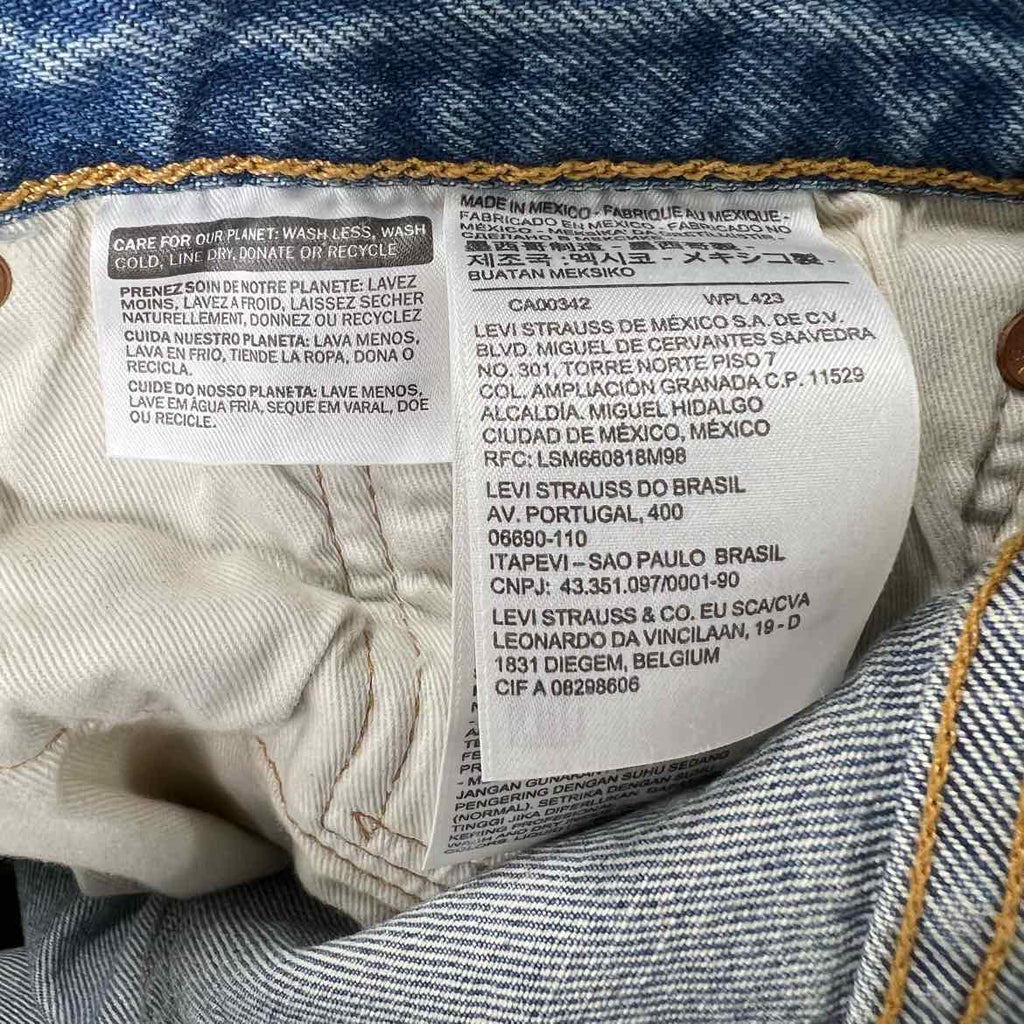 Denim Tears Jeans "COTTON WREATH JEANS" Blue Used Size 33