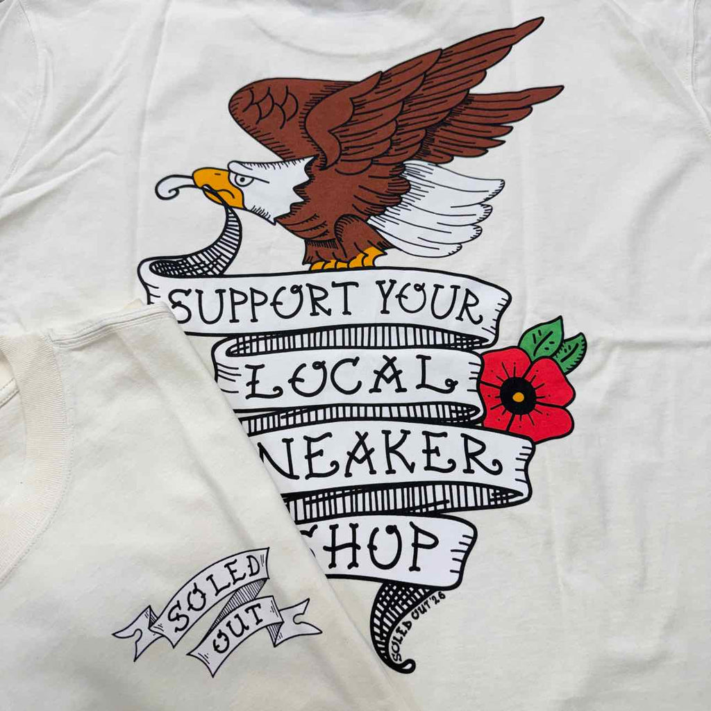 Soled Out T-Shirt "LOCAL SOJC" Cream New Size 2XL
