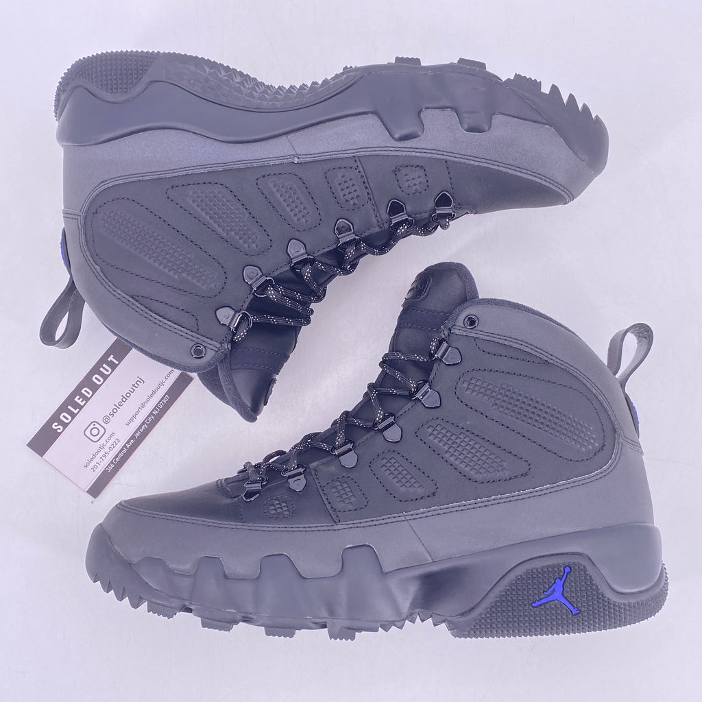 Air Jordan 9 Retro Boot "Black Concord" 2018 Used Size 10