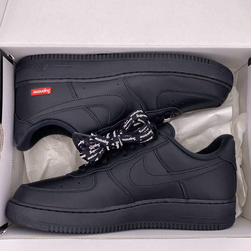 Nike Air Force 1 "Supreme Black"  New Size 10.5