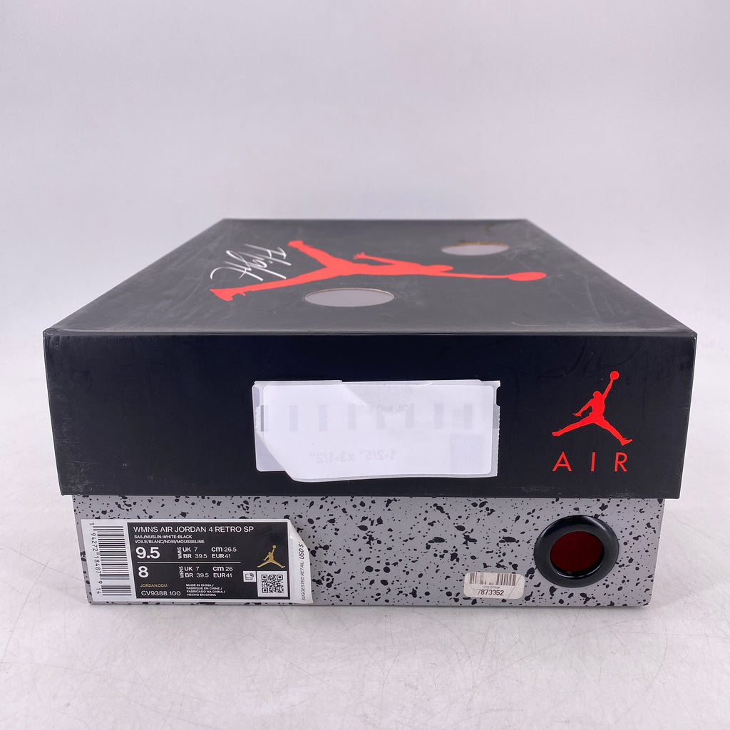 Air Jordan (W) 4 Retro "Ow Sail" 2020 Used Size 9.5W