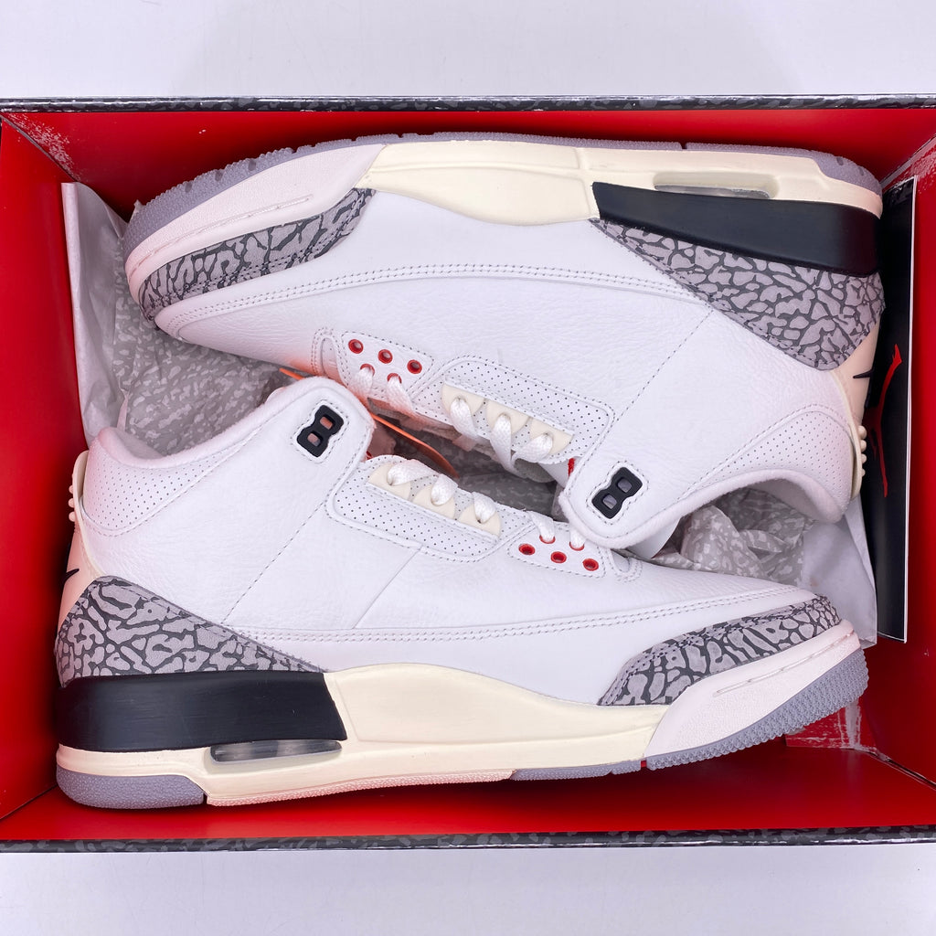 Air Jordan 3 Retro "White Cement Reimagined" 2023 New Size 10