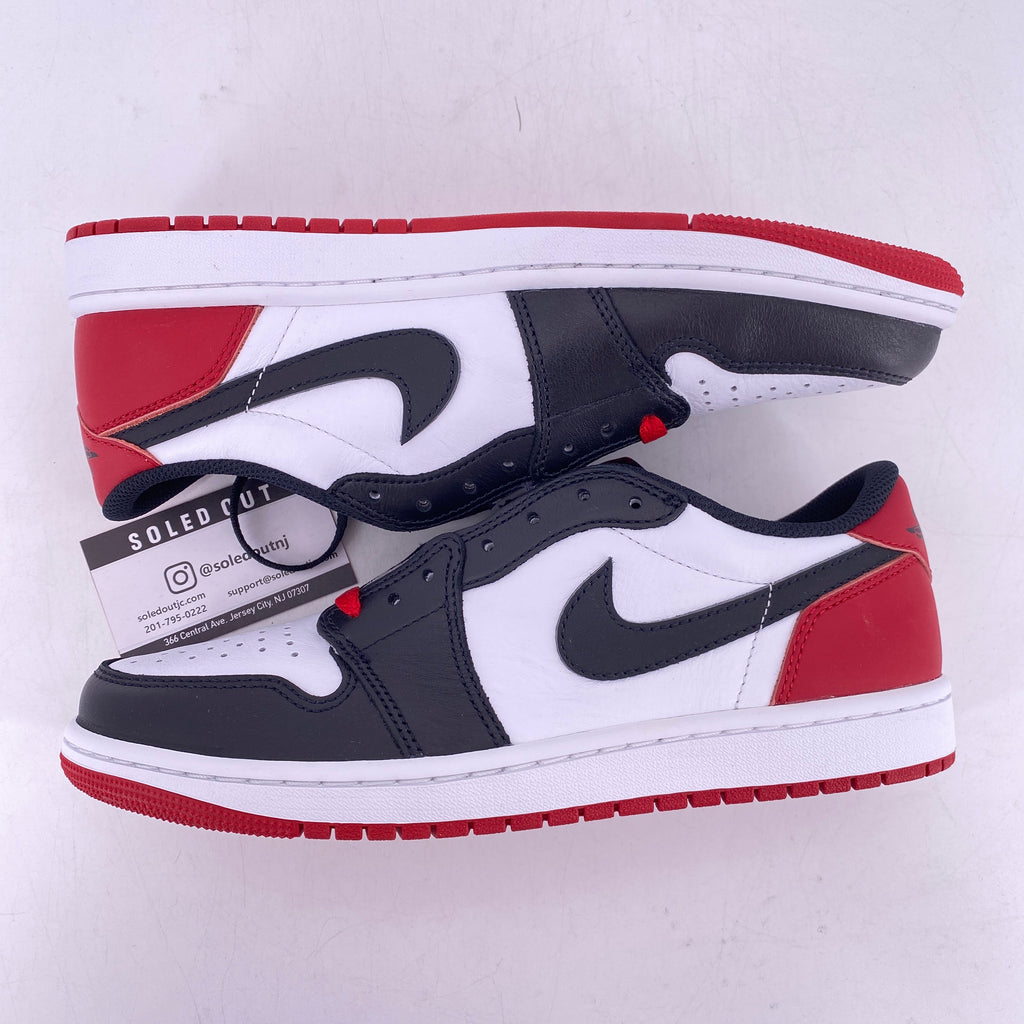 Air Jordan 1 Retro Low "Black Toe" 2023 New Size 8.5