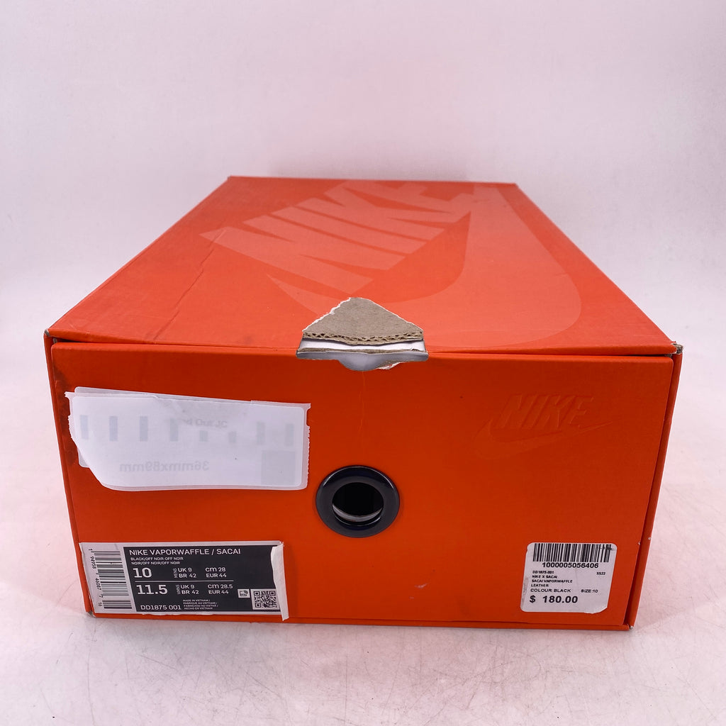 Nike Vaporwaffle / Sacai "Black Gum" 2022 Used Size 10