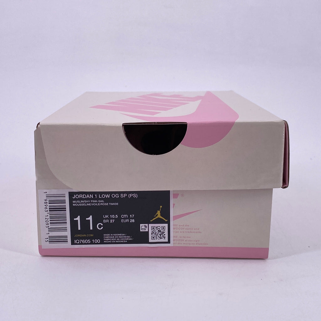 Air Jordan (GS) 1 Low "Travis Scott Shy Pink" 2026 New Size 11c