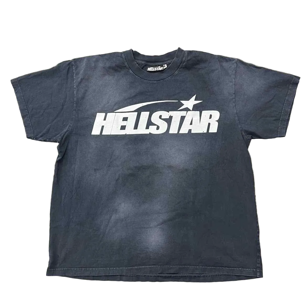 Hellstar T-Shirt "LOGO" Grey Used Size 2XL