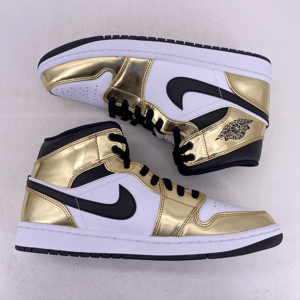 Air Jordan 1 Mid "Metallic Gold" 2020 New Size 10
