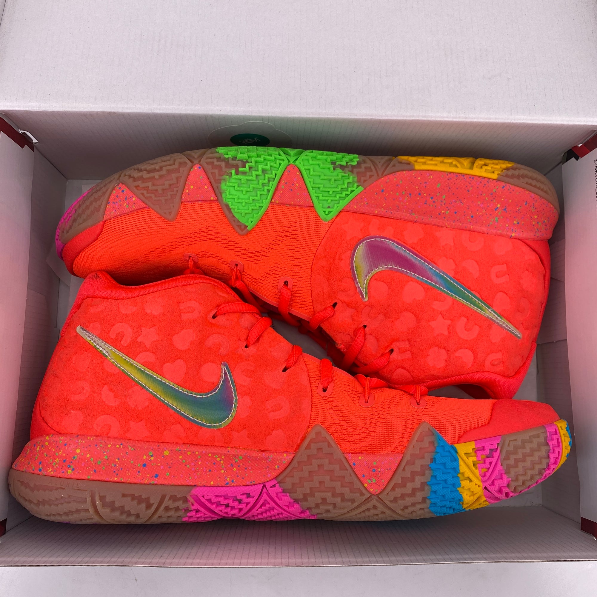 Nike Kyrie 4 &quot;Lucky Charms&quot; 2018 Used Size 11.5