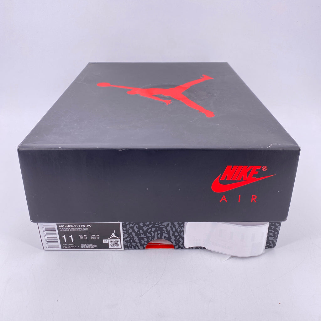 Air Jordan 3 Retro "Black Cement" 2024 New Size 11