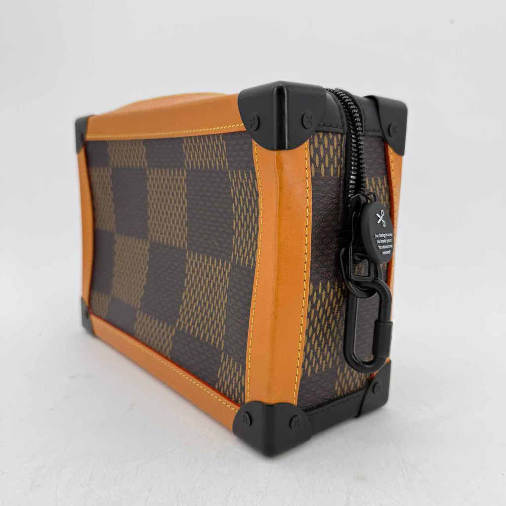 Louis Vuitton Bag "SOFT TRUNK NIGO" Used Brown