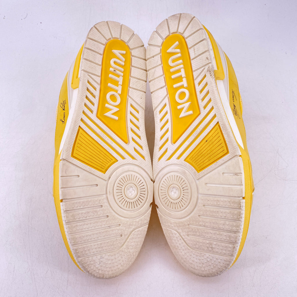 Louis Vuitton Trainer "Yellow"  Used Size 42