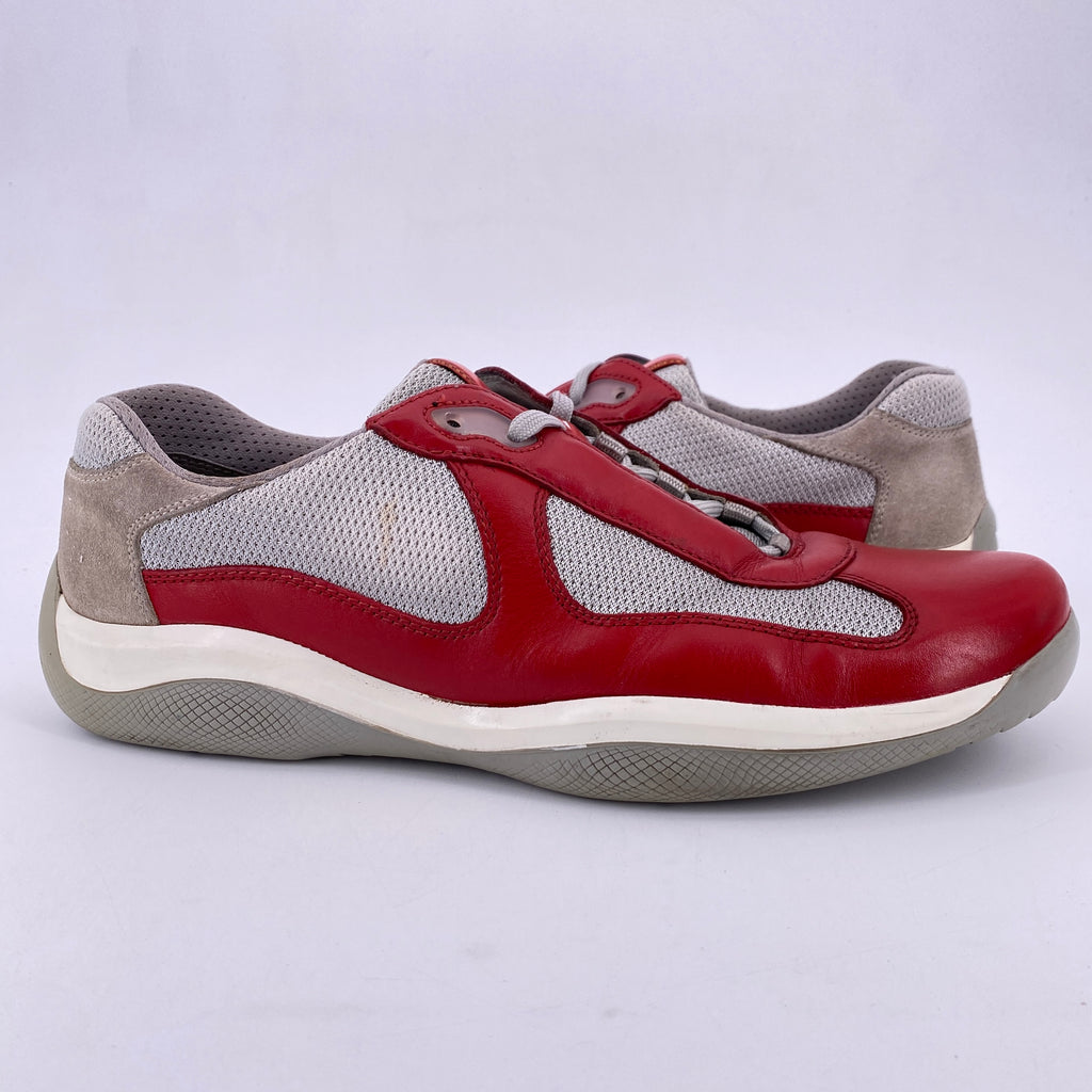 Prada America's Cup "Red"  Used Size 10 Prada