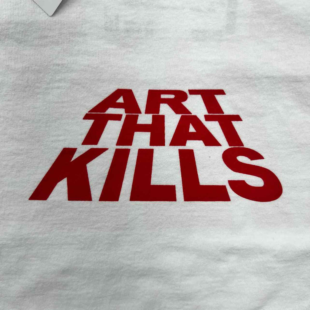 Gallery DEPT. T-Shirt "ART THAT KILLS" White New Size L
