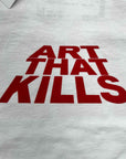 Gallery DEPT. T-Shirt "ART THAT KILLS" White New Size L