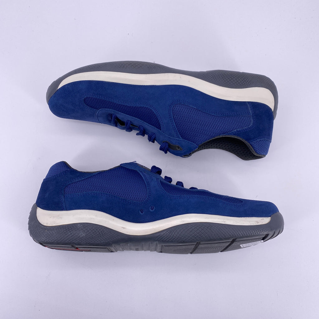 Prada America's Cup "Blue Suede"  Used Size 6 PRADA