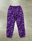 Bape Sweatpants "APE HEAD" Purple New Size M (W)