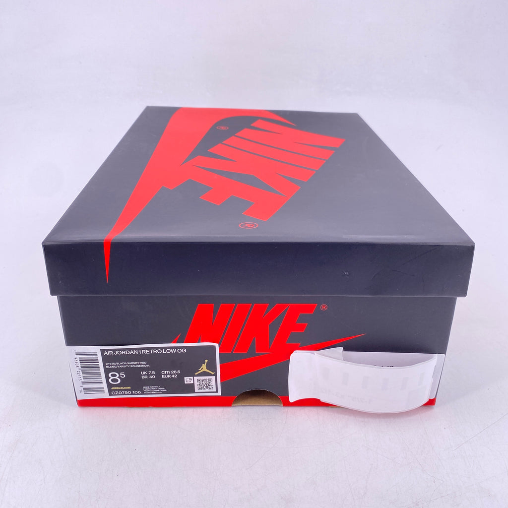 Air Jordan 1 Retro Low "Black Toe" 2023 New Size 8.5