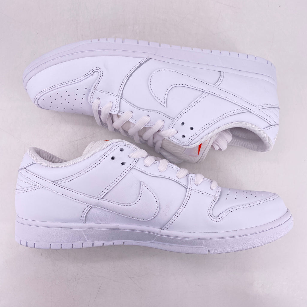 Nike SB Dunk Low "Triple White" 2024 New Size 13