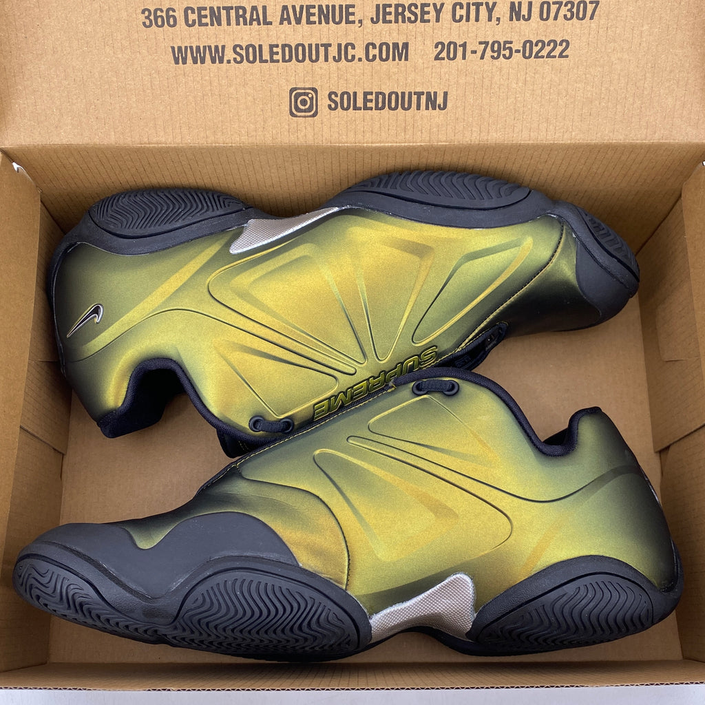 Nike Air Zoom Courtposite SP "Supreme Metallic Gold" 2023 Used Size 10