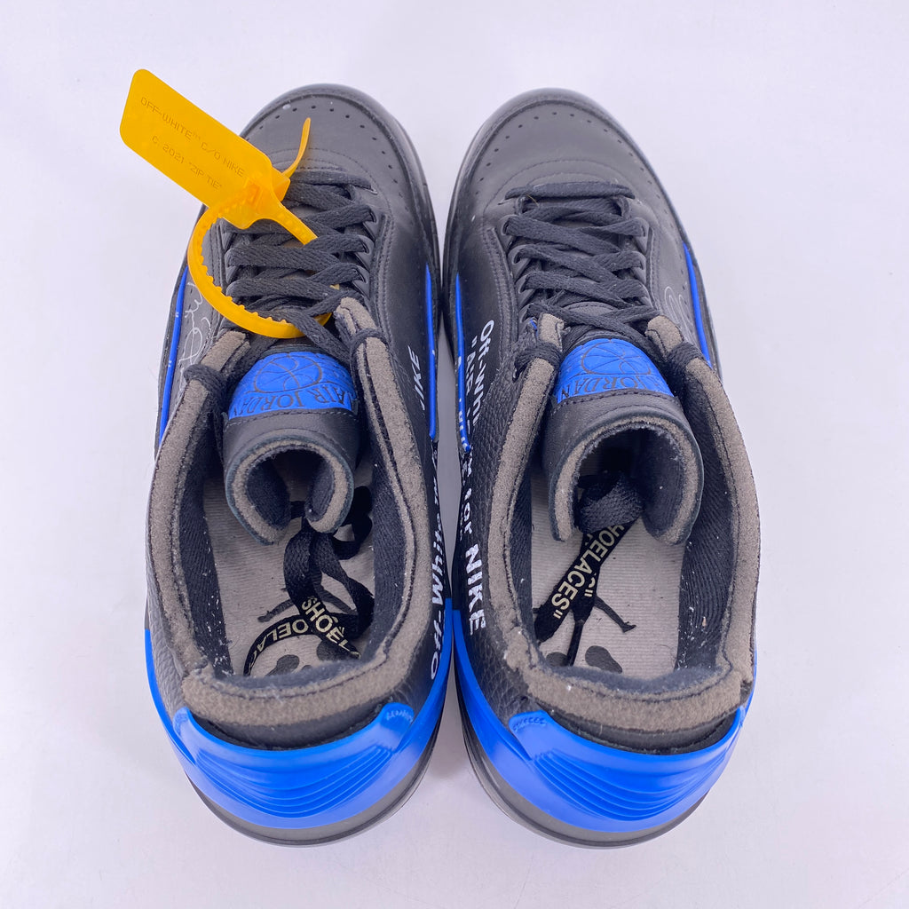 Air Jordan 2 Retro Low "Ow Black Blue" 2021 Used Size 10