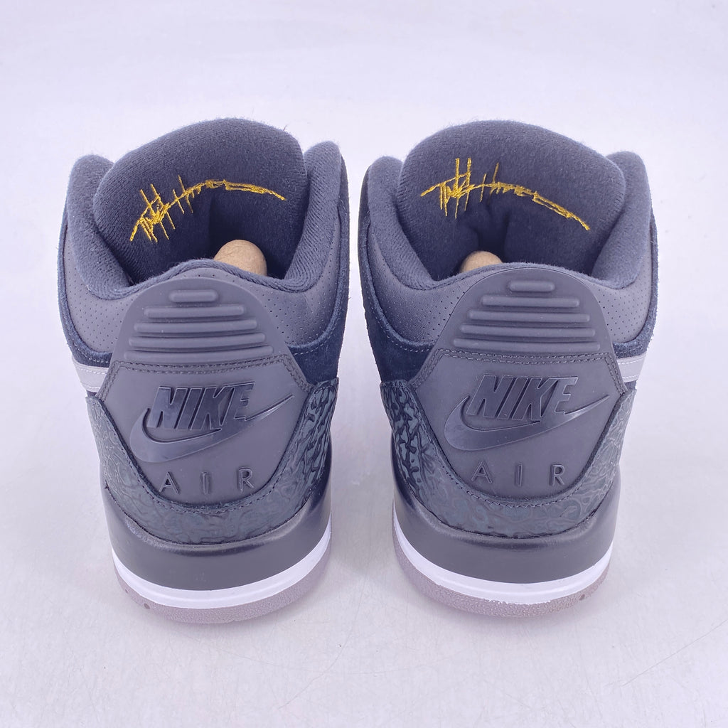Air Jordan 3 Retro "Tinker Black Cement Gold" 2019 Used Size 11