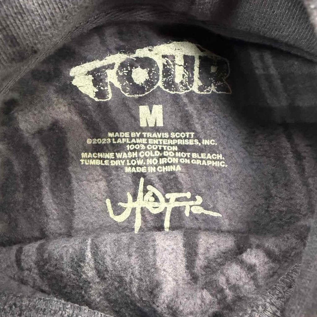 Travis Scott Hoodie "METLIFE" Blue Used Size M