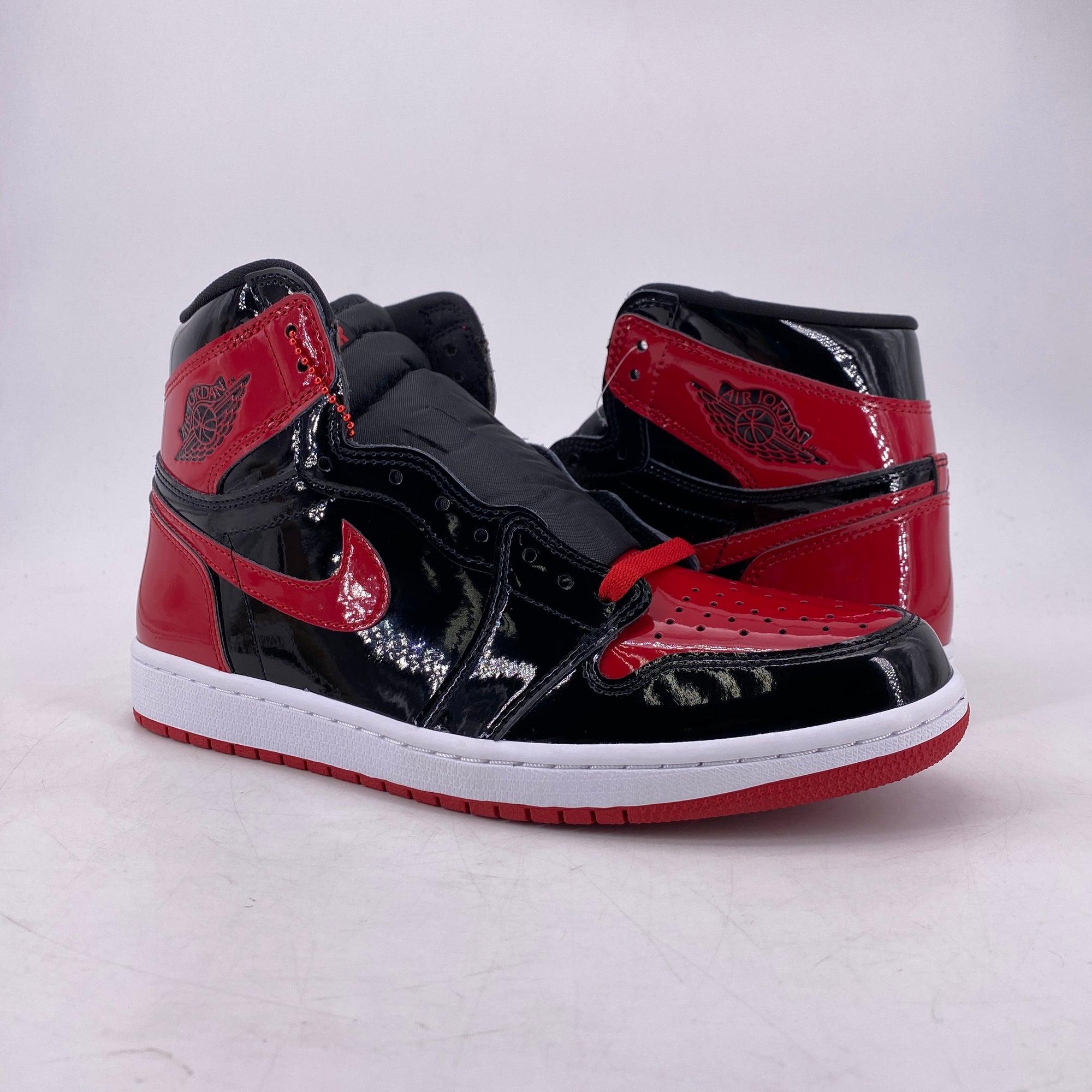 Air Jordan 1 Retro High OG &quot;Patent Bred&quot; 2021 New Size 9.5