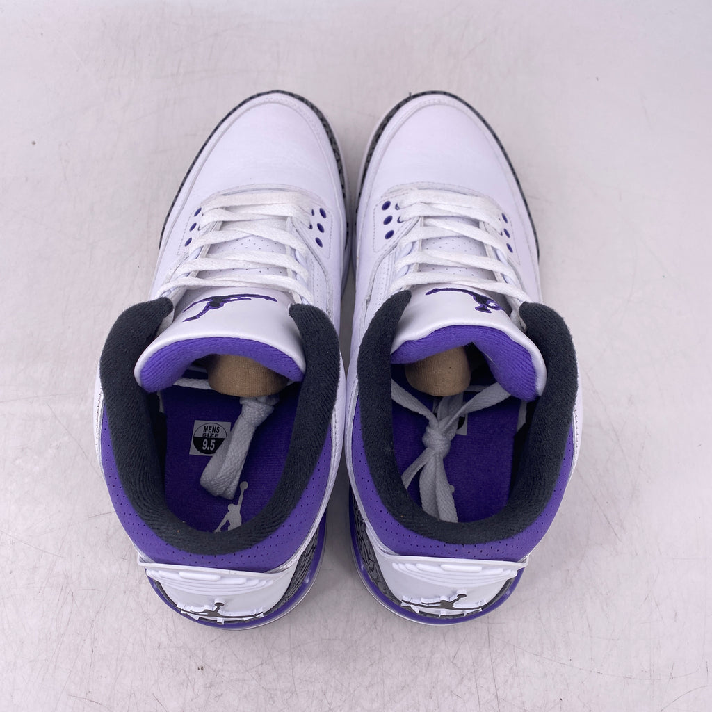 Air Jordan 3 Retro "Dark Iris" 2022 Used Size 9.5