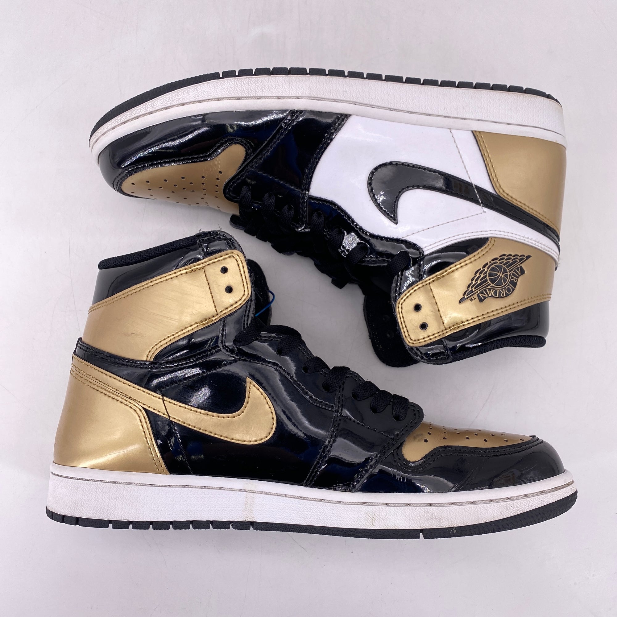 Air Jordan 1 Retro High OG &quot;Gold Toe&quot; 2018 Used Size 10