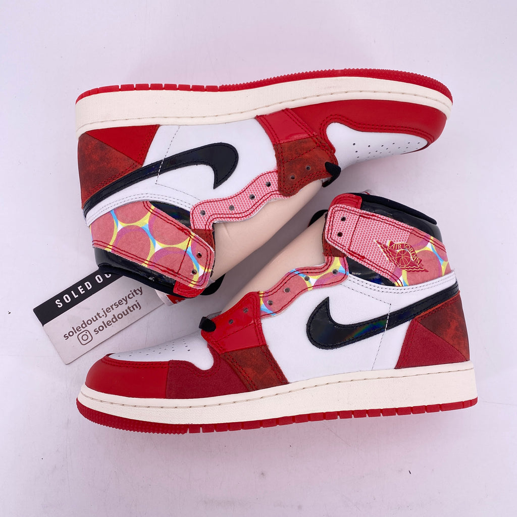 Air Jordan (GS) 1 Retro High OG "Spider-Verse" 2023 New Size 7Y
