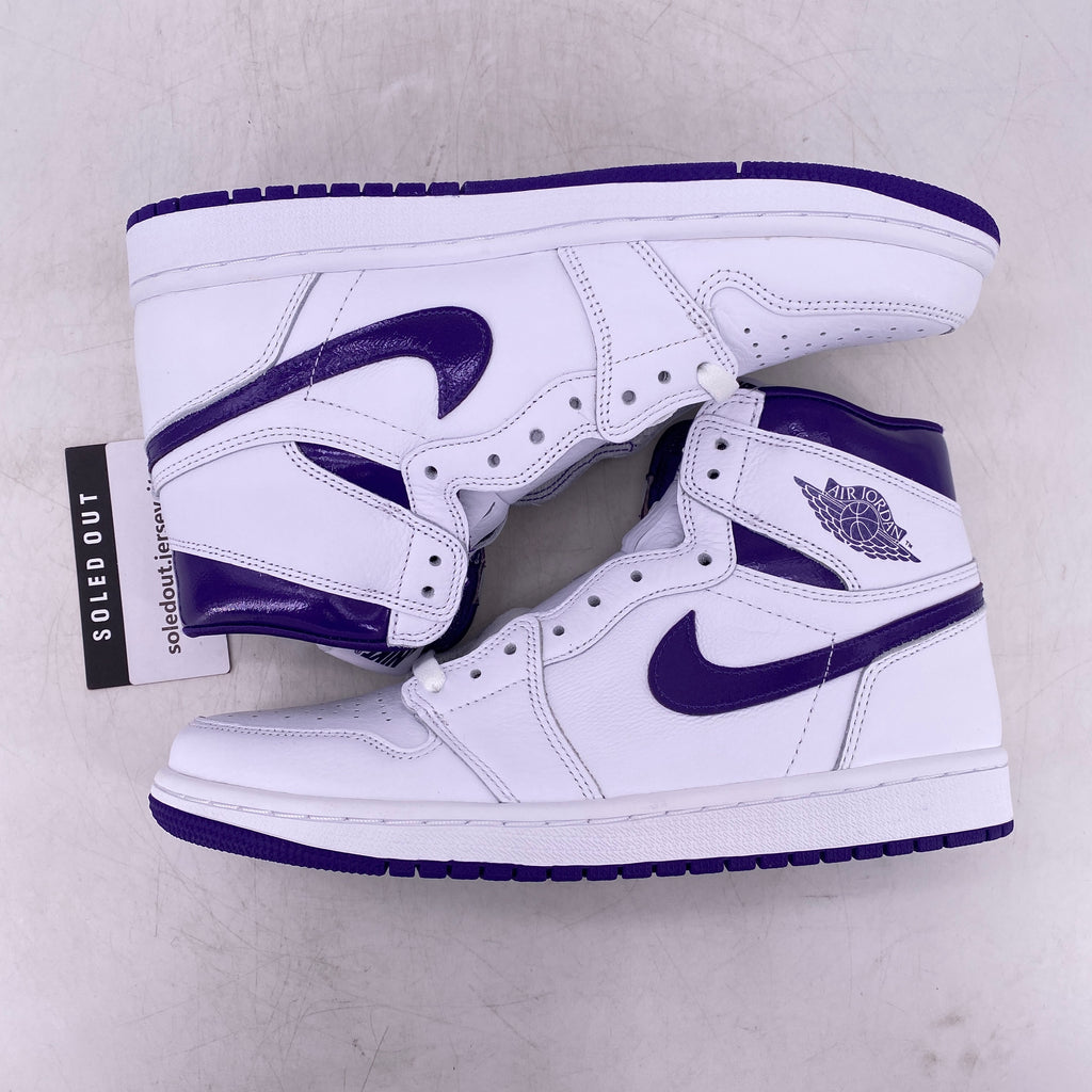Air Jordan (W) 1 Retro High OG "Court Purple" 2021 New Size 9.5W
